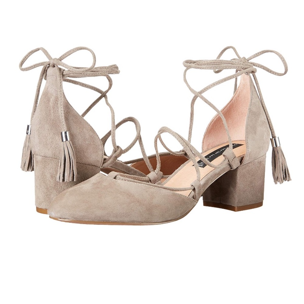 Steven Valo grey suede dress pump size 8